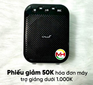 <p>- Phiếu giảm 50.000 VNĐ cho hóa đơn mua Máy trợ giảng dưới 1.000.000 VNĐ tại Mai Hương.</p><p>- Mỗi mã khuyến mãi chỉ được sử dụng 1 lần và chỉ áp dụng trên 1 hóa đơn.</p><p>- Mã ưu đãi không có giá trị chuyển nhượng hoặc quy đổi thành tiền mặt.</p><p>- Không áp dụng chung với các chương trình khuyến mãi khác.</p><p>- Địa điểm áp dụng:</p><p>+ Mua hàng trực tiếp tại cửa hàng 484/15 Điện Biên Phủ, Phường Long Toàn, thành phố Bà Rịa.</p><p>+ Tham khảo sản phẩm tại website https://maihuong.com.vn/may-tro-giang-loa-tro-giang/</p><p>+ Mua hàng online qua Hotline: 0973.176.204.</p><p>- Khách hàng vui lòng thanh toán phí vận chuyển khi nhận hàng.</p><p>- Thời gian áp dụng đến hết ngày 31/12/2025. Evoucher quá hạn sẽ không được chấp nhận</p><p>HƯỚNG DẪN SỬ DỤNG:</p><p>Bước 1: Khách hàng chọn quà tặng ở mục "Ưu đãi của tôi/Đã đổi" trên ứng dụng Hi FPT hoặc mục "Quà của tôi/Danh sách quà Chưa sử dụng" trên Website <a href="https://khachhangthanthiet.fpt.vn/" target="_blank" title="">https://khachhangthanthiet.fpt.vn/</a></p><p>Bước 2: Ở mục “Mã sử dụng” chọn “Lấy mã” hoặc “Chia sẻ”. Khách hàng cung cấp mã ưu đãi khi mua hàng trực tiếp tại Mai Hương hoặc online qua Hotline 0973.176.204.</p>