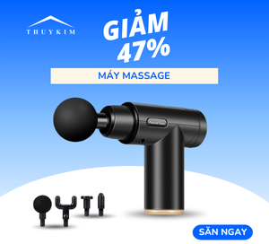 <p>- <span>Phiếu giảm 47% m&aacute;y massage tại Thủy Kim.</span></p><p>- E-voucher chỉ &aacute;p dụng cho c&aacute;c Sản phẩm/Danh mục cụ thể được ghi tr&ecirc;n Voucher, chi tiết xem tr&ecirc;n: <a href="https://thuykim.vn/collections/massage-gun" target="_blank" title="">https://thuykim.vn/collections/massage-gun</a></p><p>- E-voucher kh&ocirc;ng c&oacute; gi&aacute; trị quy đổi th&agrave;nh tiền mặt, kh&ocirc;ng trả lại tiền thừa.</p><p>- E-voucher được &aacute;p dụng chung với c&aacute;c sản phẩm c&oacute; gi&aacute; đang giảm tr&ecirc;n website.</p><p>- Mỗi kh&aacute;ch h&agrave;ng được nhận tối đa 03 m&atilde; E-voucher trong suốt thời gian chương tr&igrave;nh.</p><p>- Kh&aacute;ch h&agrave;ng chỉ được &aacute;p dụng 01 m&atilde; E-voucher tr&ecirc;n c&ugrave;ng 01 đơn h&agrave;ng.</p><p>- Gi&aacute; trị Voucher đ&atilde; sử dụng sẽ kh&ocirc;ng được ho&agrave;n lại hoặc chuyển sang đơn h&agrave;ng kh&aacute;c trong trường hợp đổi/trả sản phẩm (trừ trường hợp lỗi từ nh&agrave; sản xuất).</p><p>- Hạn sử dụng đến hết ng&agrave;y 10/07/2026.</p><p>- Hotline hỗ trợ kh&aacute;ch h&agrave;ng: 038 737 1702.</p><p>Hướng dẫn sử dụng:</p><p>- Bước 1: Kh&aacute;ch h&agrave;ng đổi điểm tr&ecirc;n ứng dụng HiFPT để lấy m&atilde; voucher.</p><p>- Bước 2: Kh&aacute;ch h&agrave;ng truy cập v&agrave;o website ch&iacute;nh thức của Gia dụng Thủy Kim chọn mua sản phẩm, nhập m&atilde; E-voucher v&agrave;o &ocirc; M&atilde; giảm gi&aacute; khi thanh to&aacute;n để sử dụng ưu đ&atilde;i.</p>